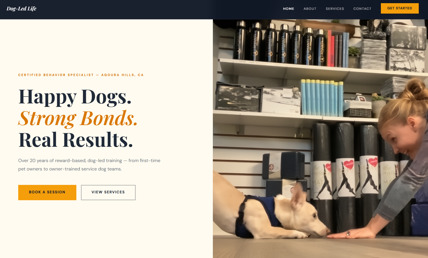 Dog-Led Life website